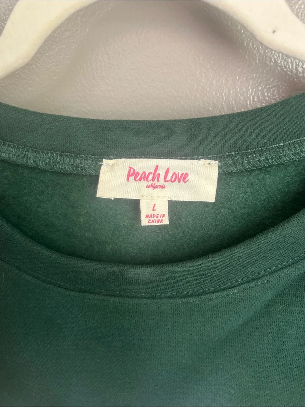 Peach Love California Green Holiday Candy & Stocking Graphic Sweatshirt